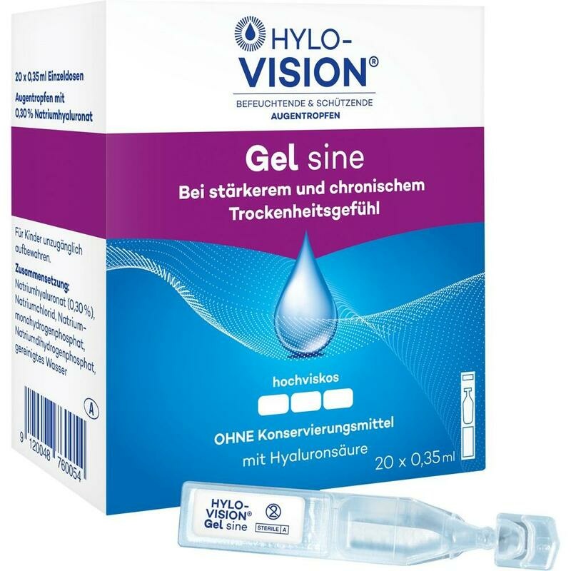 HYLO-VISION Gel sine Einzeldosispipetten