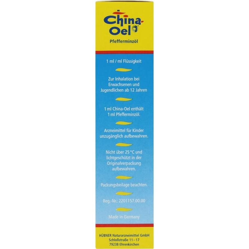 CHINA ÖL ohne Inhalator