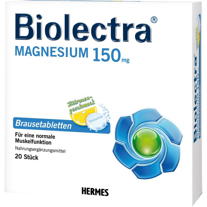 BIOLECTRA Magnesium 150 mg Zitrone Brausetabletten