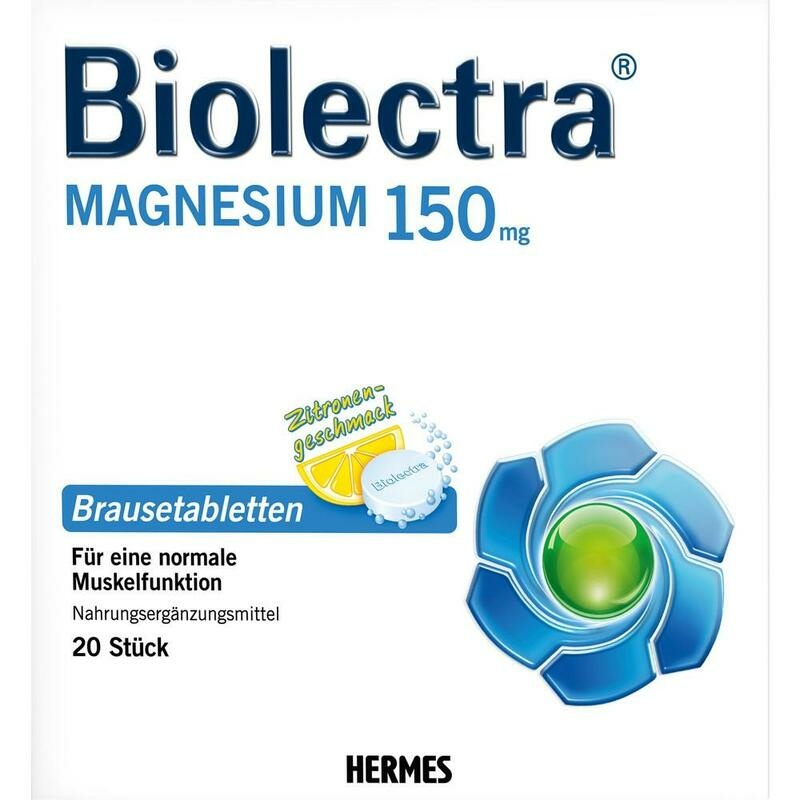 BIOLECTRA Magnesium 150 mg Zitrone Brausetabletten