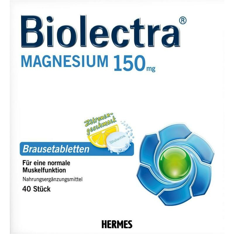 BIOLECTRA Magnesium 150 mg Zitrone Brausetabletten