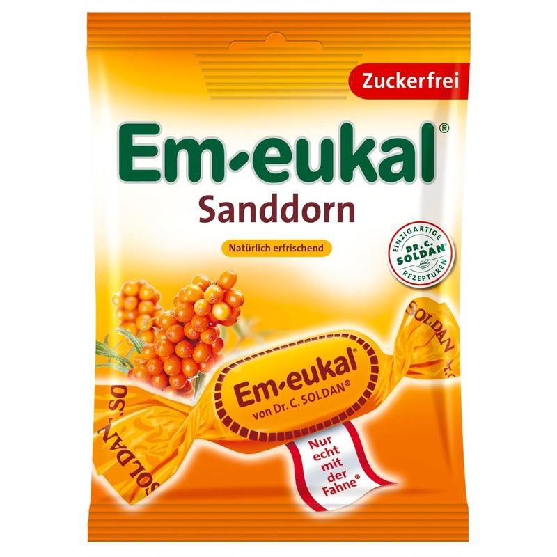 EM-EUKAL Bonbons Sanddorn zuckerfrei