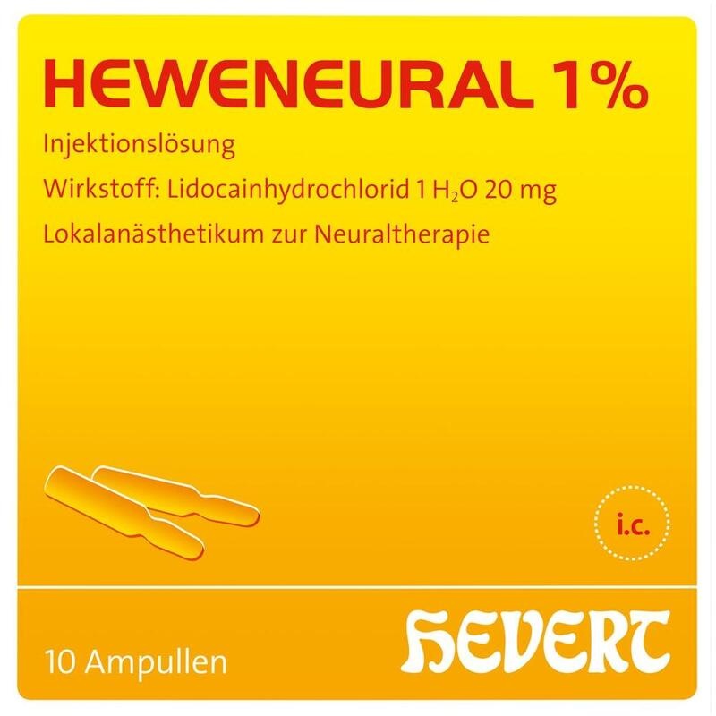 HEWENEURAL 1% Injektionslösung Ampullen
