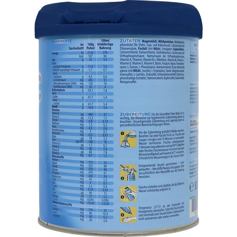 NOVALAC 1 Säuglings-Milchnahrung Pulver