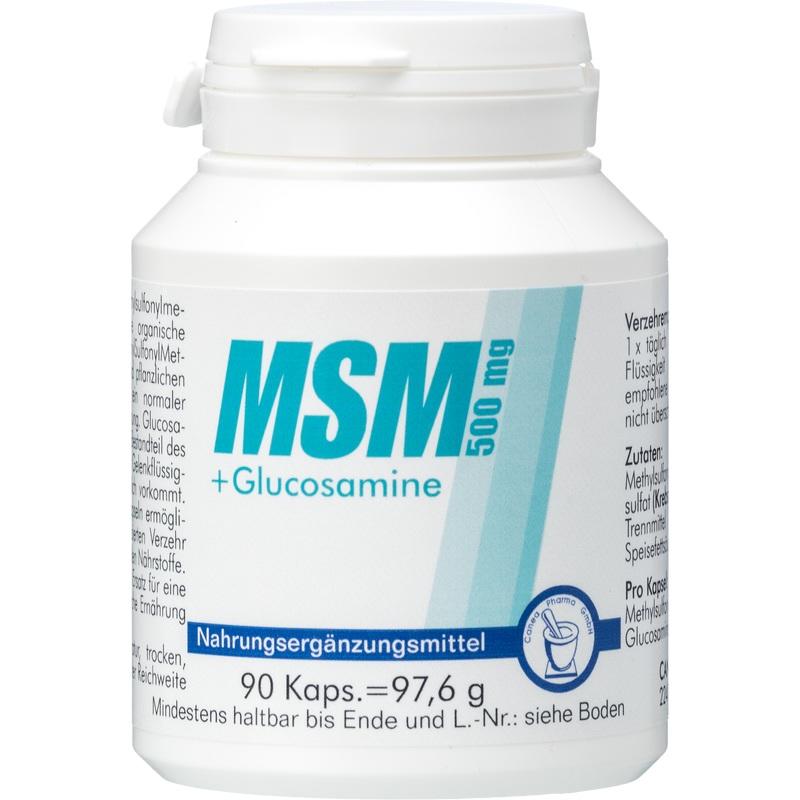 MSM 500 mg+Glucosamine Kapseln