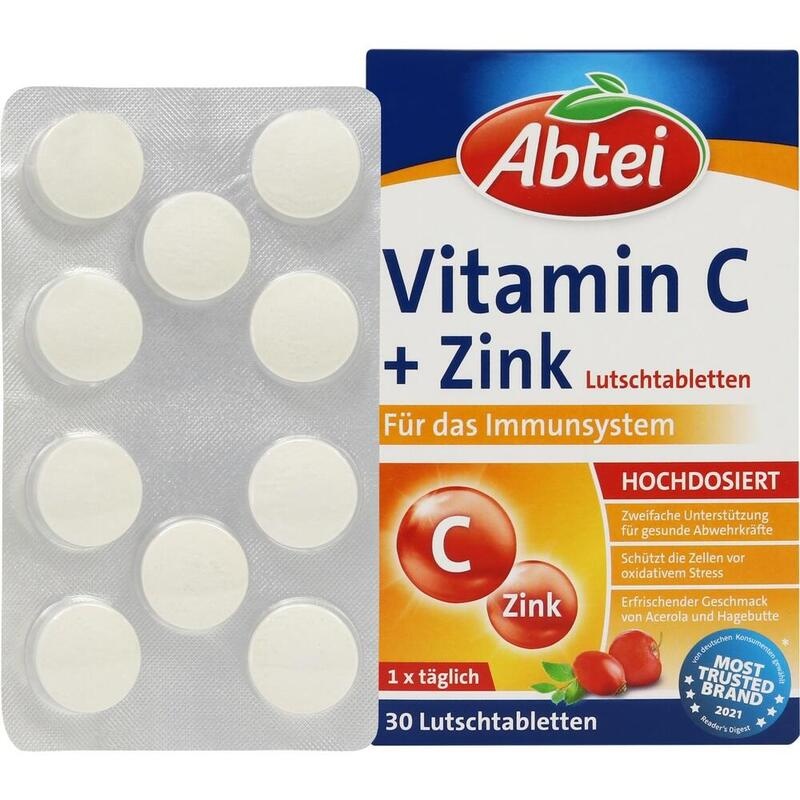 ABTEI Vitamin C plus Zink Lutschtabletten