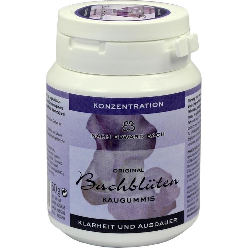KONZENTRATION Kaugummi nach Dr.Bach