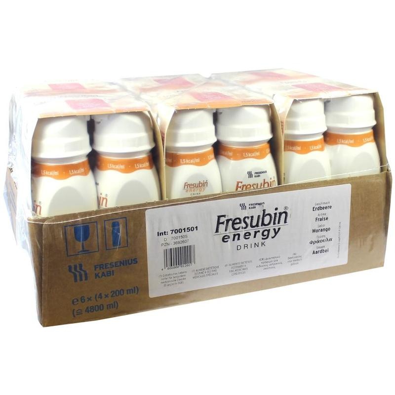 FRESUBIN ENERGY DRINK Erdbeere Trinkflasche