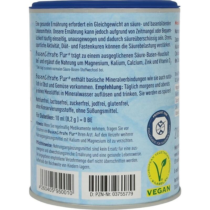 BASEN CITRATE Pur n.Apotheker Rudolf Keil Pulver