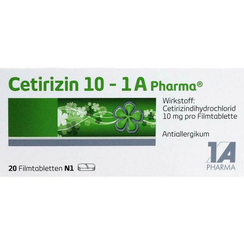 CETIRIZIN 10-1A Pharma Filmtabletten