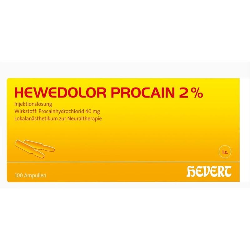 HEWEDOLOR Procain 2% Injektionslösung in Ampullen