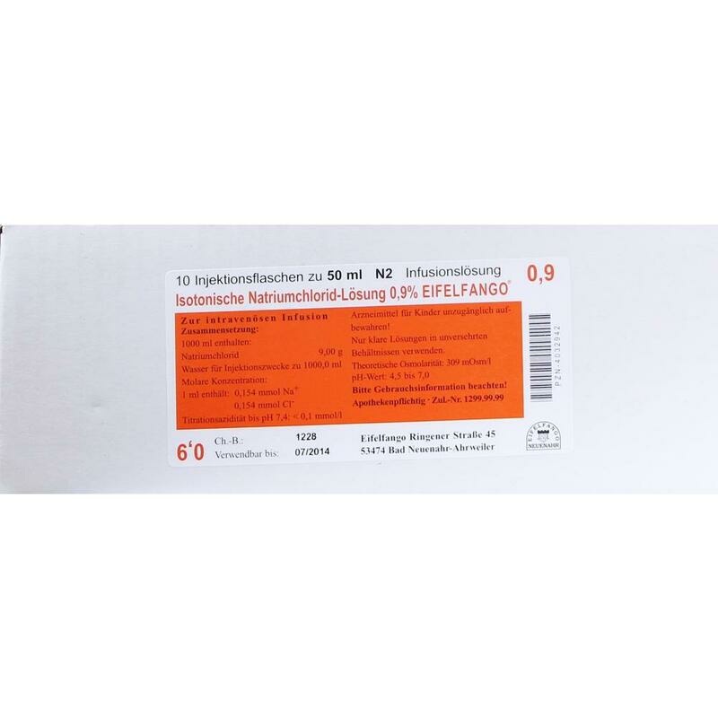 ISOTONISCHE NaCl Lösung 0,9% Eifelfango
