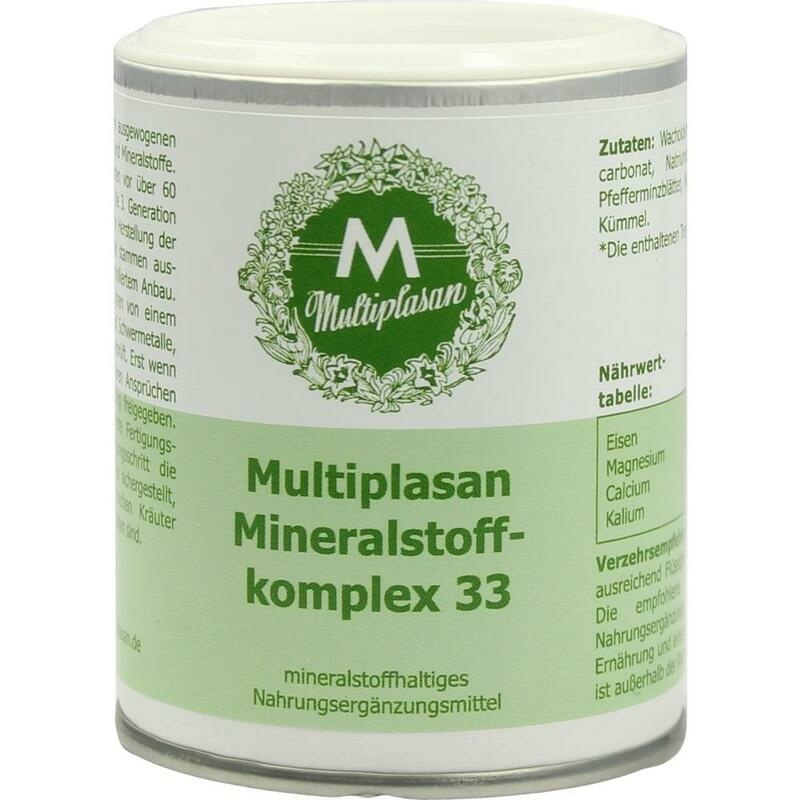 MULTIPLASAN Mineralstoffkomplex 33 Tabletten