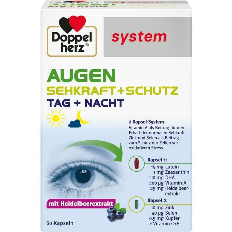 DOPPELHERZ Augen Sehkraft+Schutz system Kapseln