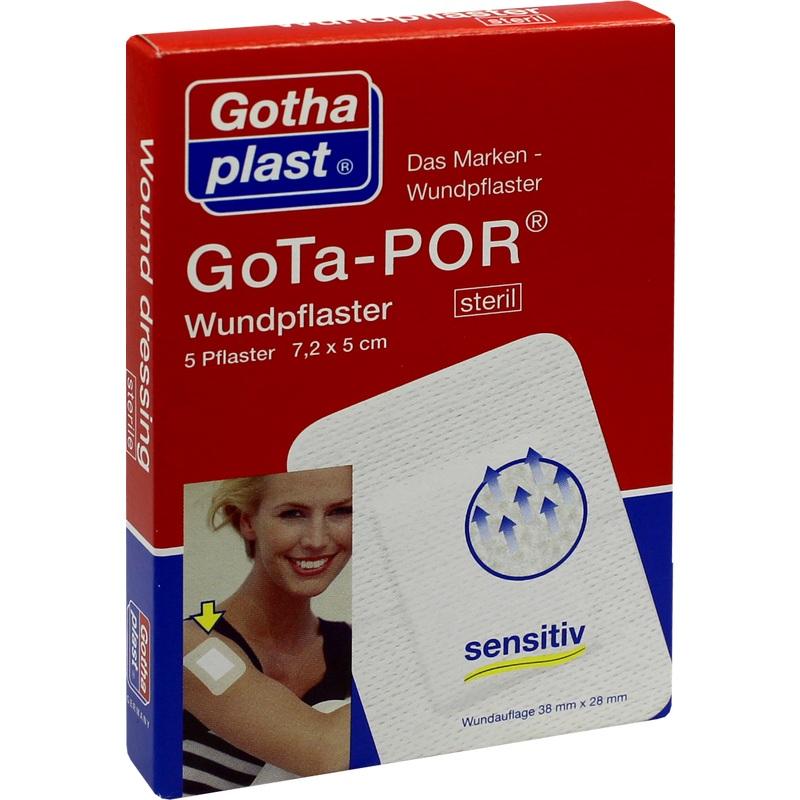 GOTA-POR Wundpflaster 5x7,2 cm steril