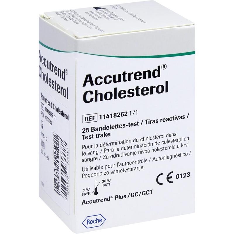 ACCUTREND Cholesterol Teststreifen