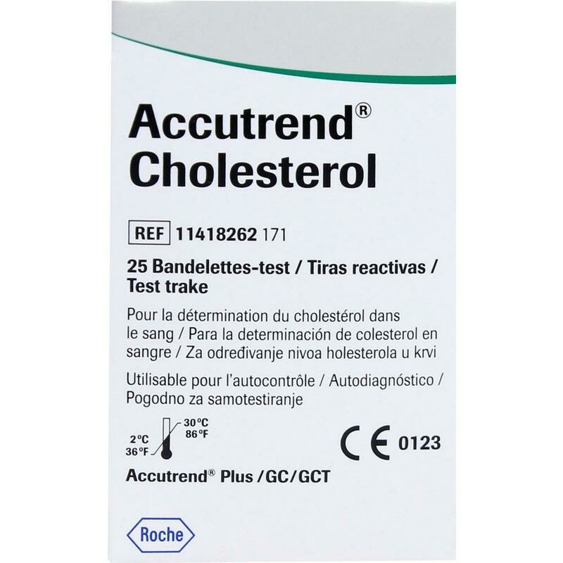 ACCUTREND Cholesterol Teststreifen