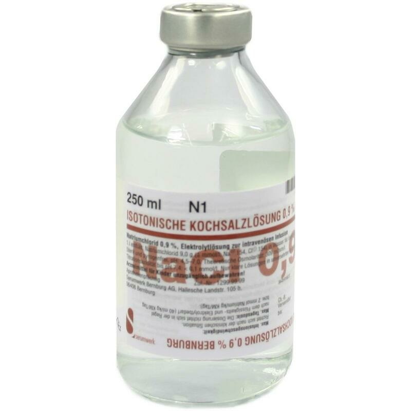 ISOTONISCHE Kochsalzlsg.0,9% Bernburg Inf.-L.Glas