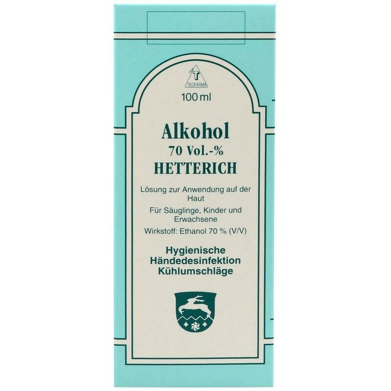 ALKOHOL 70% V/V Hetterich