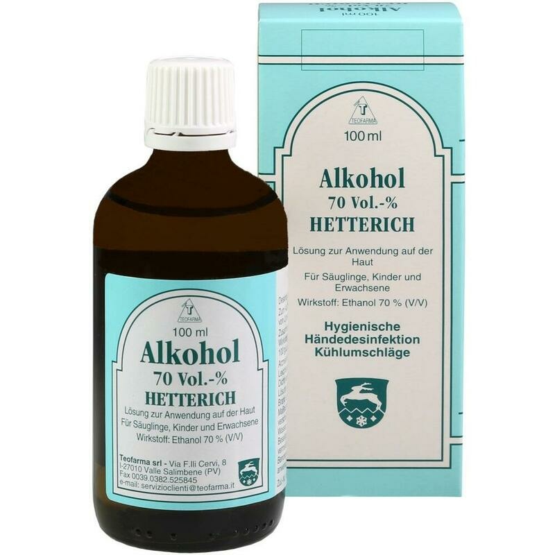ALKOHOL 70% V/V Hetterich