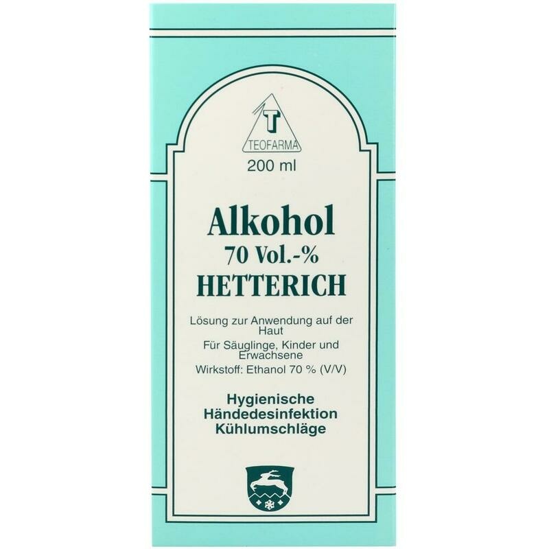 ALKOHOL 70% V/V Hetterich