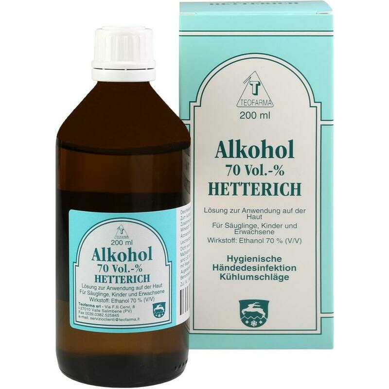ALKOHOL 70% V/V Hetterich