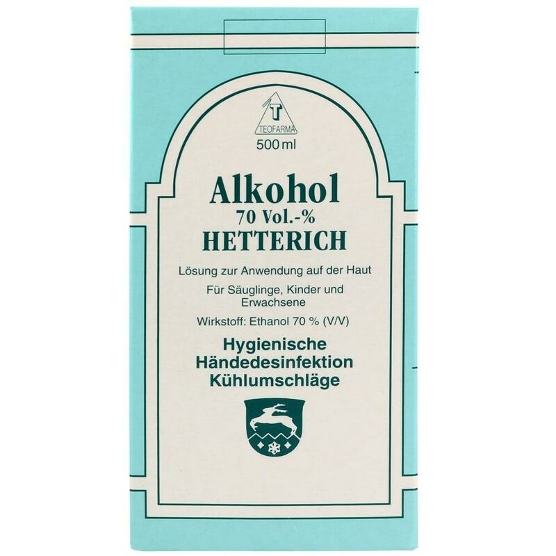 ALKOHOL 70% V/V Hetterich