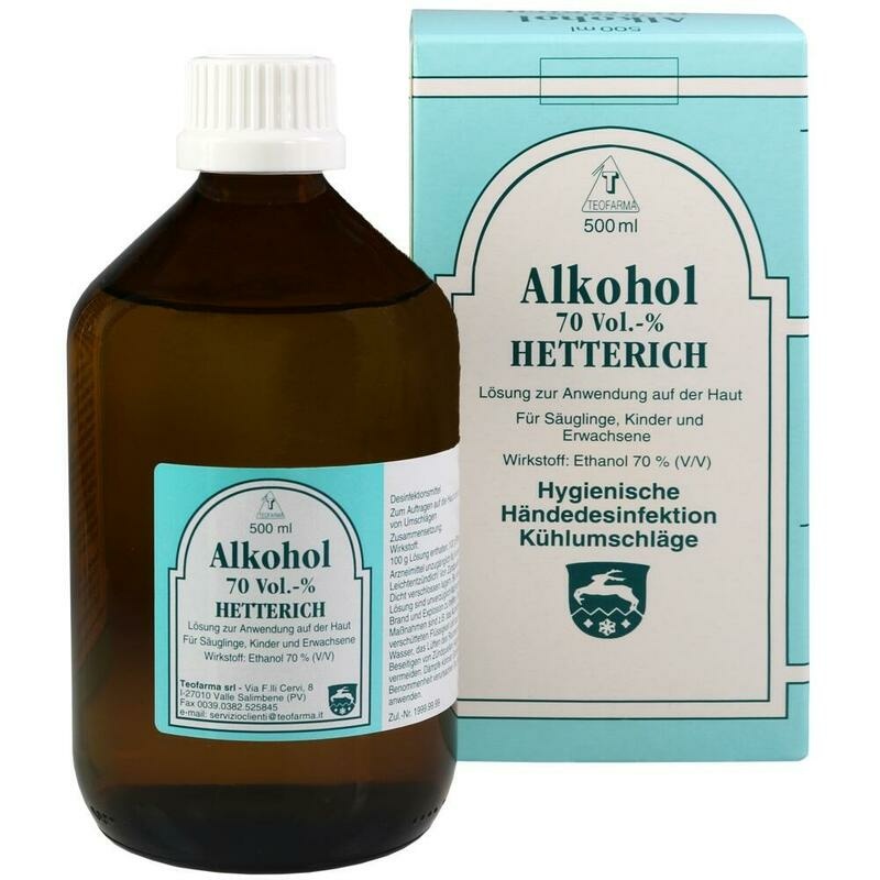ALKOHOL 70% V/V Hetterich
