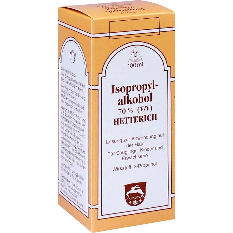 ISOPROPYLALKOHOL 70% V/V Hetterich