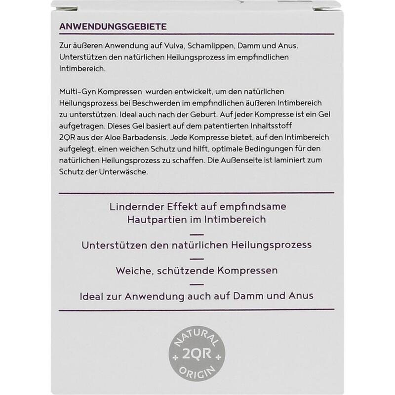 MULTI-GYN Kompressen f.Wohlbefinden im Analbereich