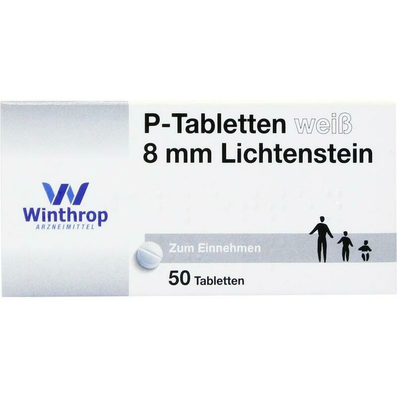 P TABLETTEN weiß 8 mm