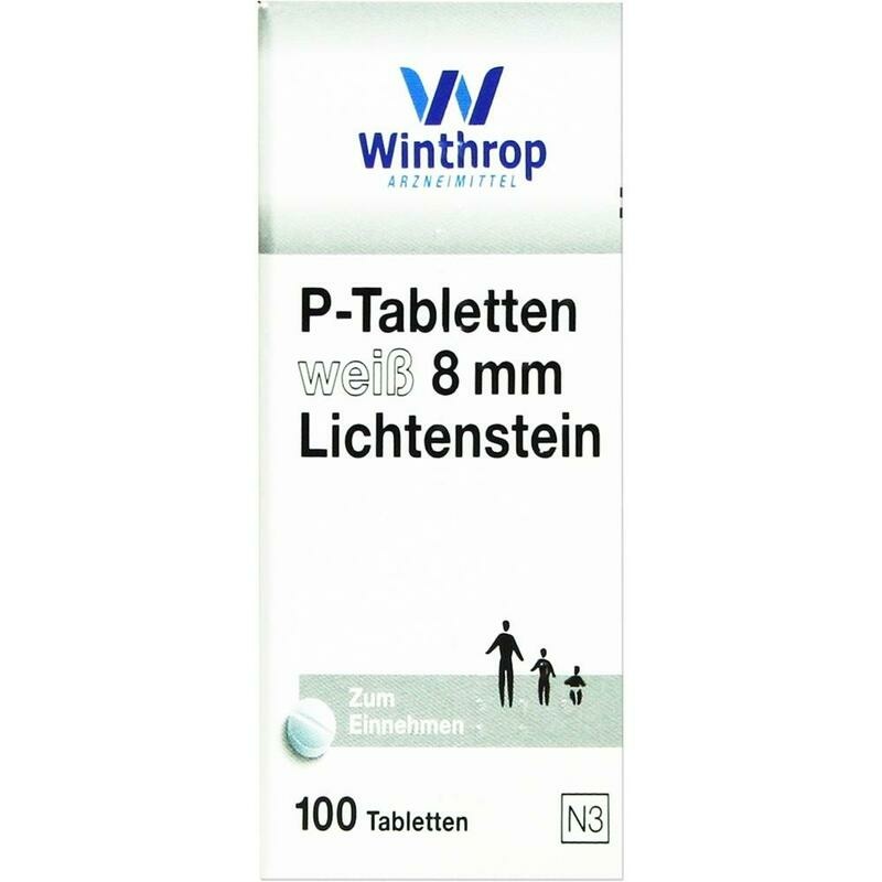 P TABLETTEN weiß 8 mm