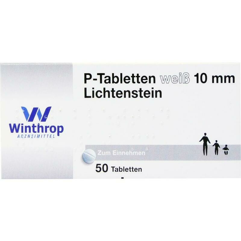 P TABLETTEN weiß 10 mm