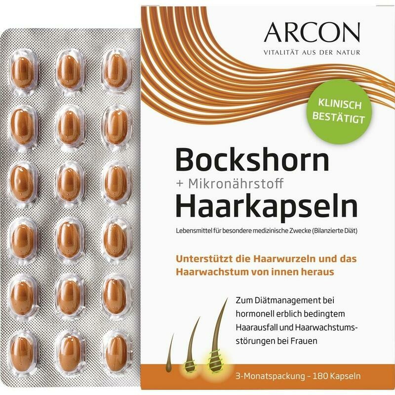 BOCKSHORN+Mikronährstoff Haarkapseln Tisane plus