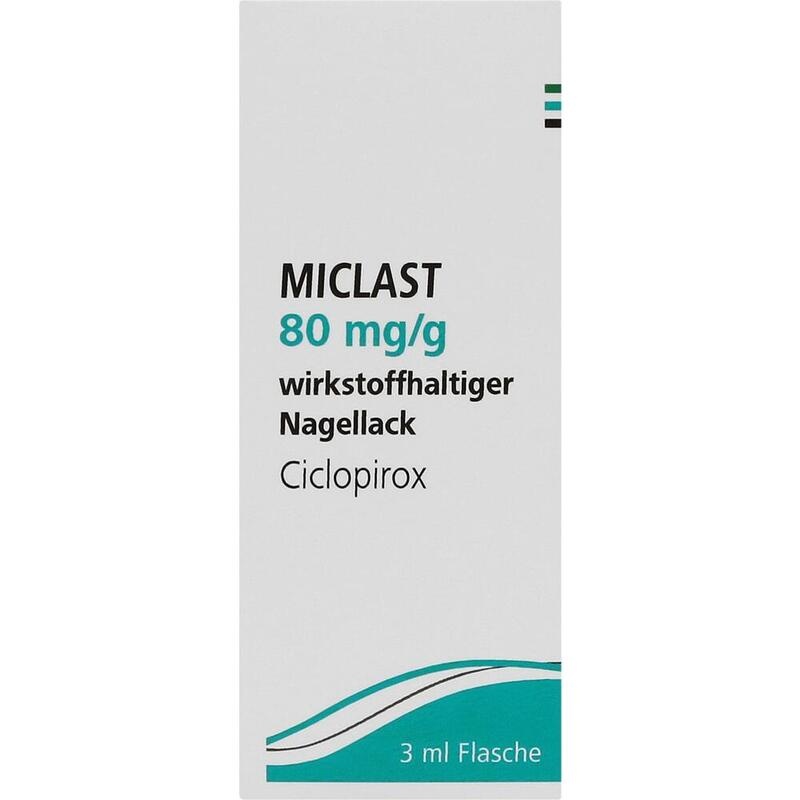 MICLAST 80 mg/g wirkstoffhaltiger Nagellack