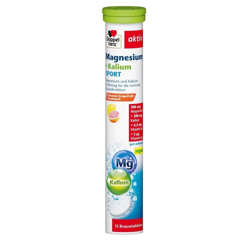 DOPPELHERZ Magnesium+Kalium Sport Brausetabletten