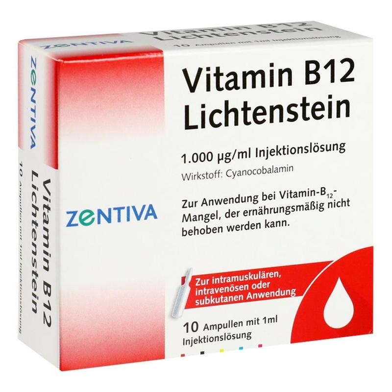 VITAMIN B12 1.000 μg Lichtenstein Ampullen