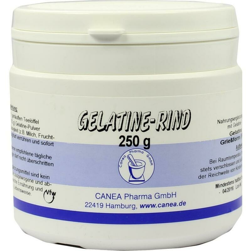 GELATINE RIND Pulver Dose