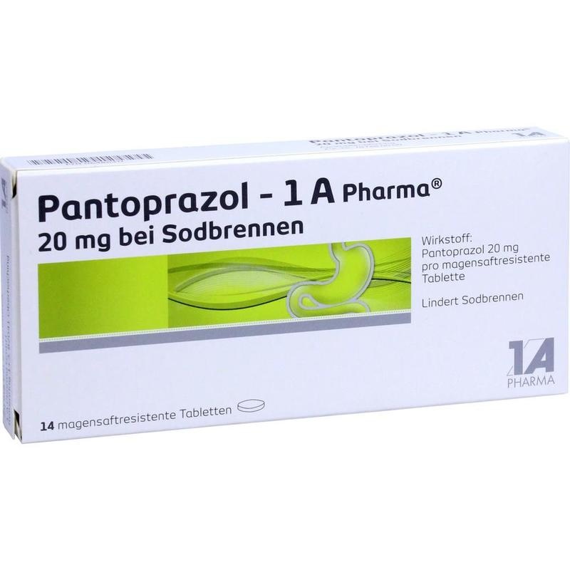 PANTOPRAZOL-1A Pharma 20mg bei Sodbrennen msr.Tab.