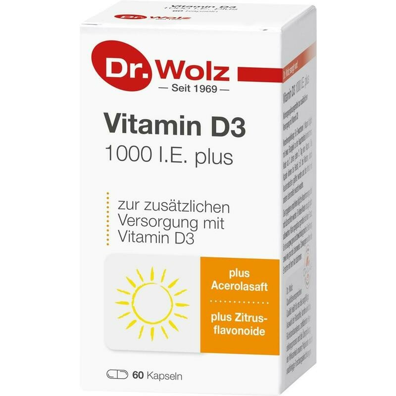 VITAMIN D3 1.000 I.E. plus Dr.Wolz Kapseln