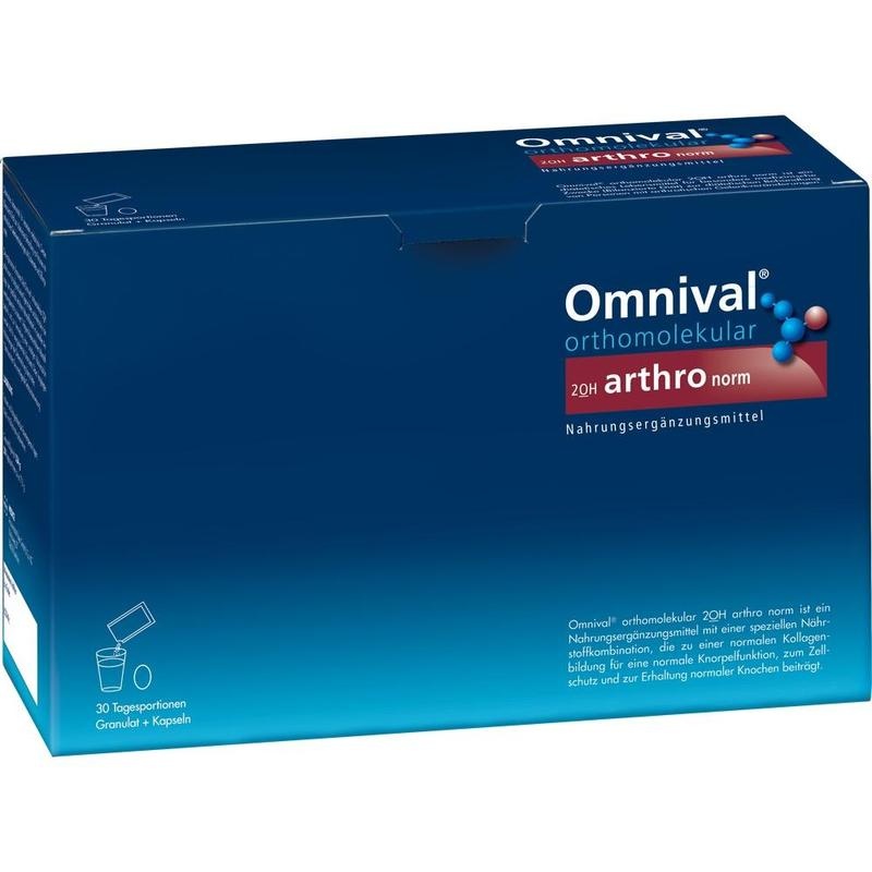 OMNIVAL orthomolekul.2OH arthro norm 30Gran.Kap.