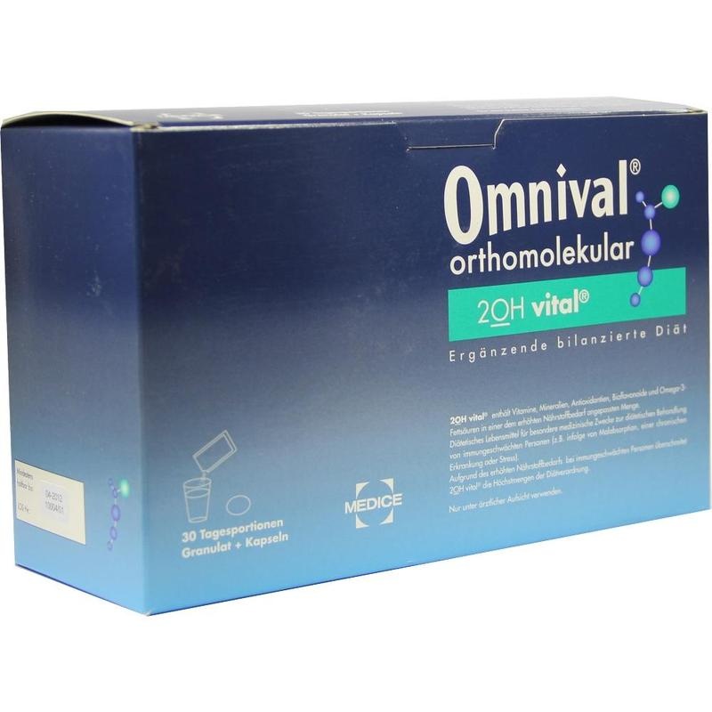 OMNIVAL orthomolekul.2OH vital 30 TP Gran.+Kaps.