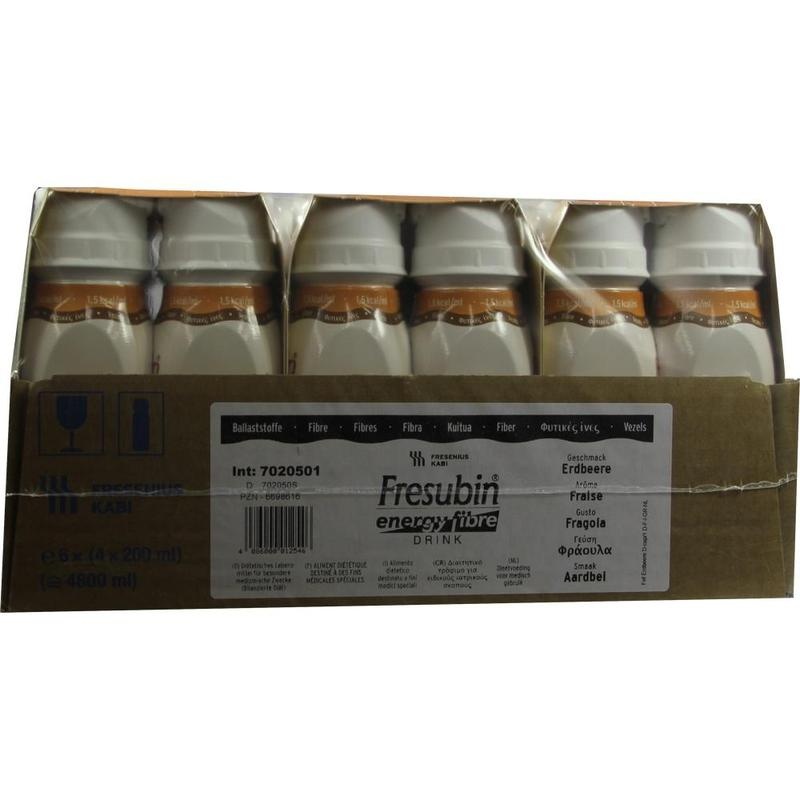 FRESUBIN ENERGY Fibre DRINK Erdbeere Trinkflasche