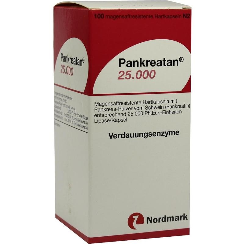 PANKREATAN 25.000 magensaftresistente Hartkapseln