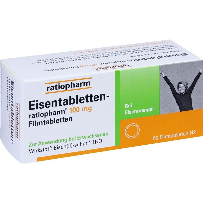 EISENTABLETTEN-ratiopharm 100 mg Filmtabletten