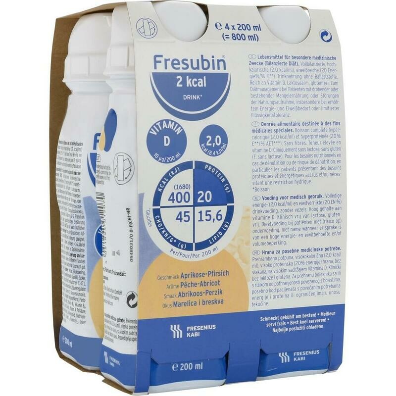 FRESUBIN 2 kcal DRINK Aprikose Pfirsich Trinkfl.