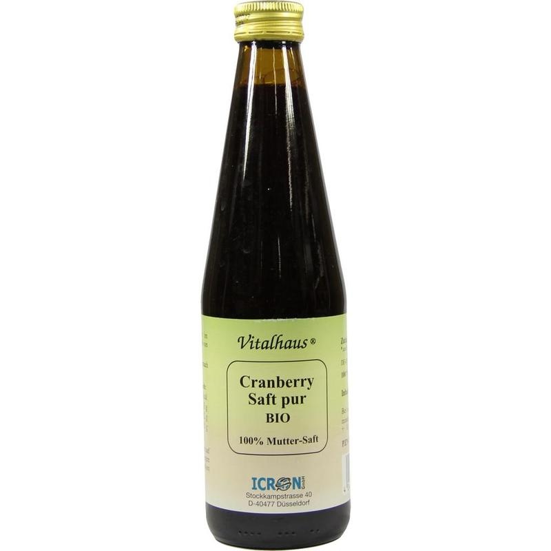 CRANBERRY SAFT pur Bio Vitalhaus