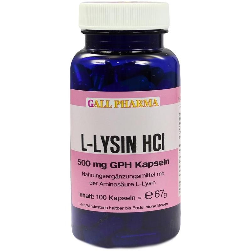 LYSIN HCL 500 mg GPH Kapseln