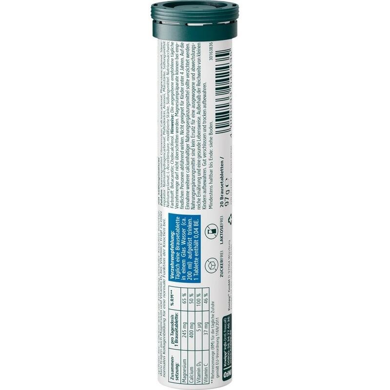 KNEIPP Magnesium+Calcium Brausetabletten