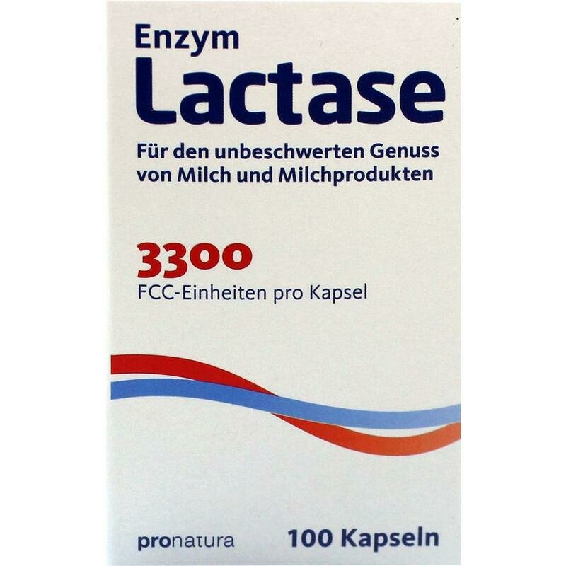 LACTASE 3.300 FCC 200 mg Kapseln